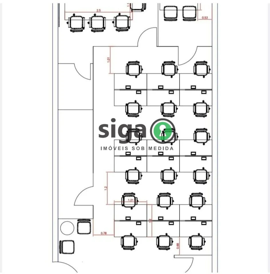 Imagem Conjunto Comercial Mobiliado de 299m² - Vila Olímpia - São Paulo/SP