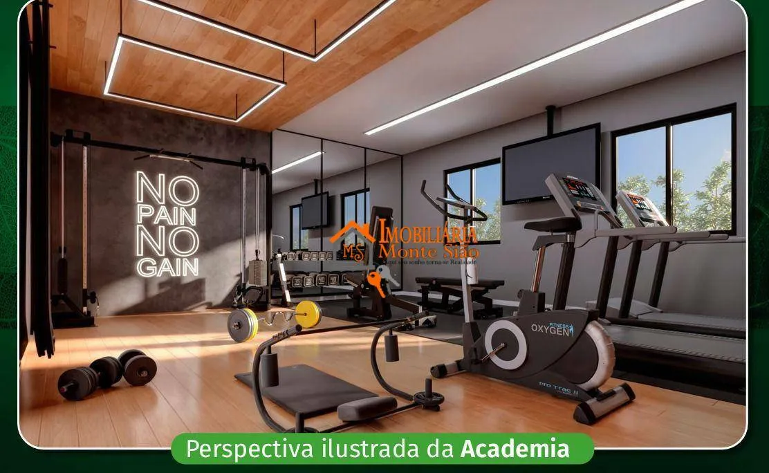 Imagem Apartamento com 2 dormitórios à venda, 38 m² por R$ 292.345,66 - Bonsucesso - Guarulhos/SP
