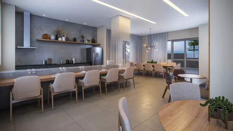 Imagem Apartamento para locação na Vila Gilda, Santo André-SP: 3 quartos, 3 suítes, 4 banheiros, 3 vagas de garagem, 165m² - Condomínio Dimension Prime.