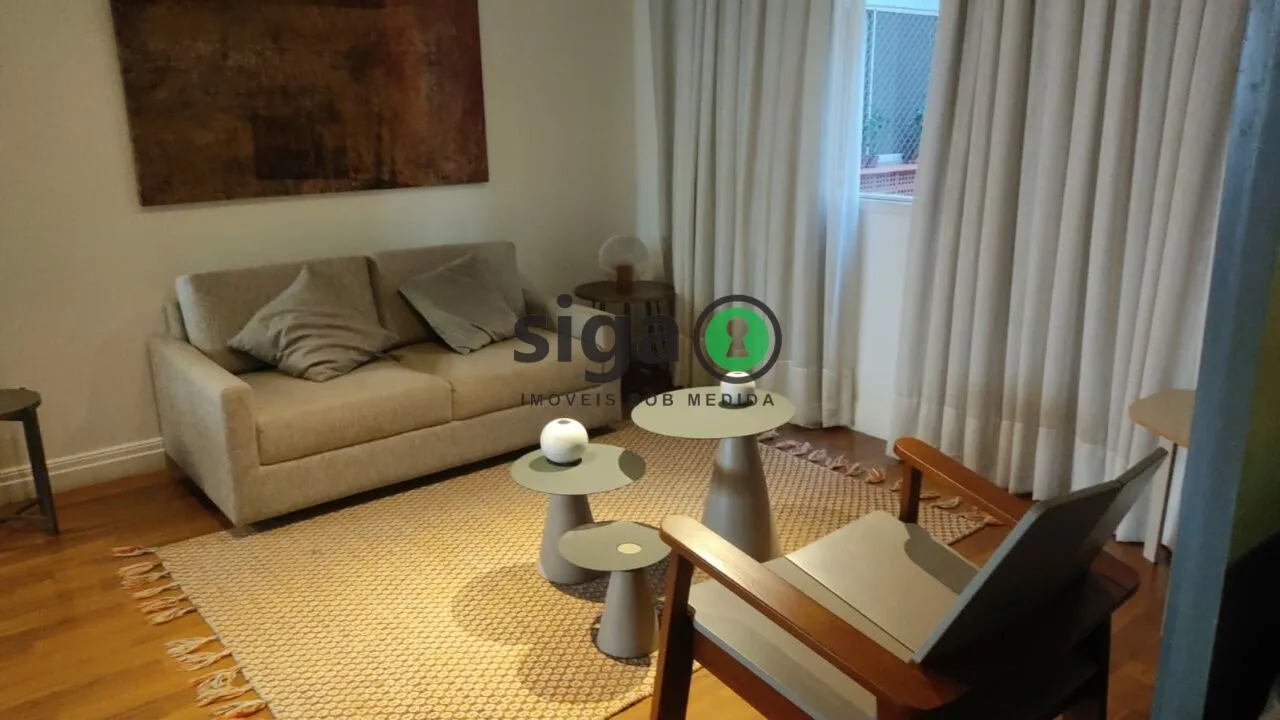 Imagem Apto com 137m² para Locação Mobiliado ou não, no Jardim Paulista, com 1 suite e 1 vaga