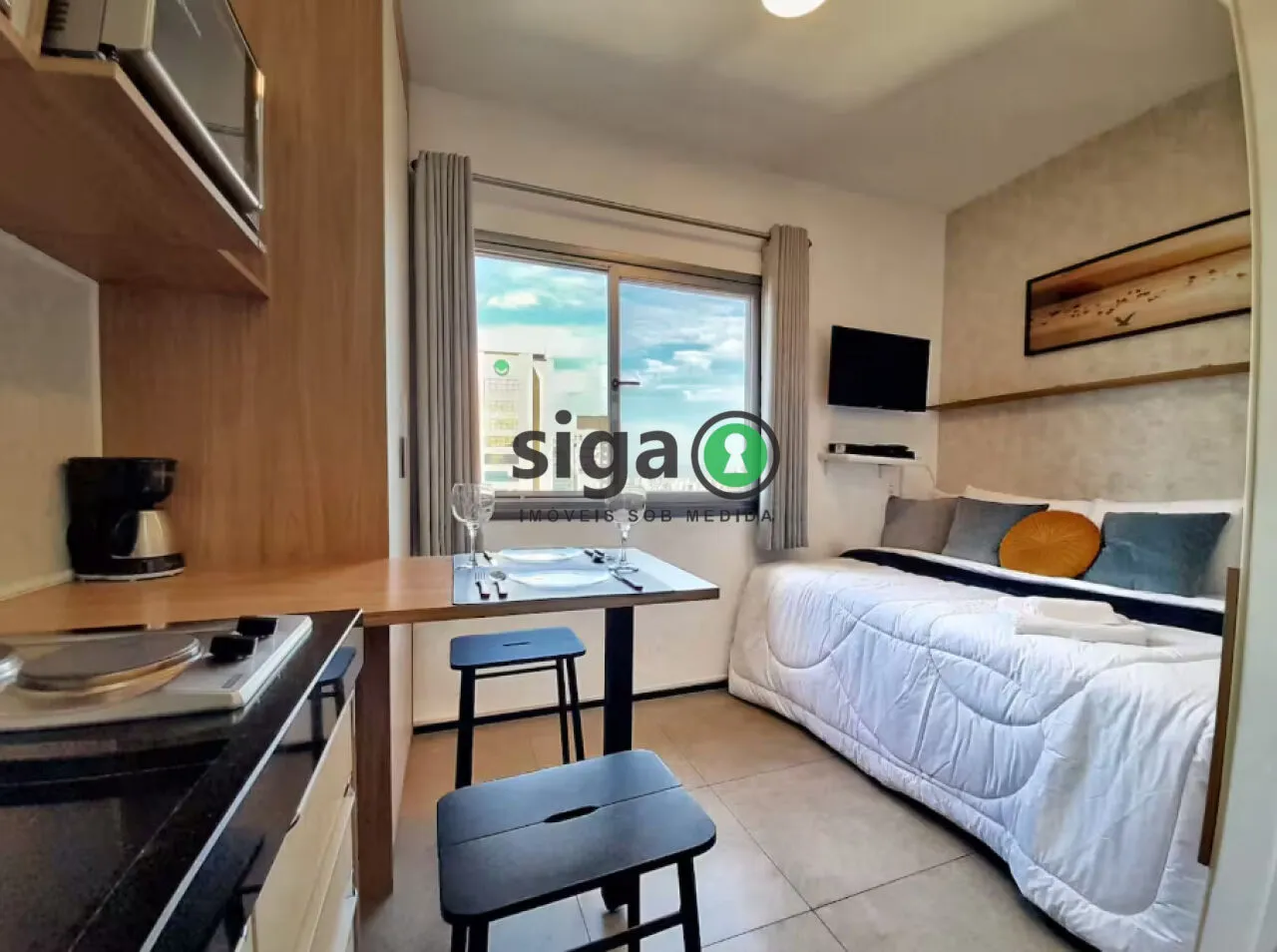 Imagem Studio Mobiliado 01 dormitório para venda próximo Metrô Vergueiro
