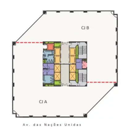 Imagem Andar comercial inteiro para locação de 1362m² no Brooklin