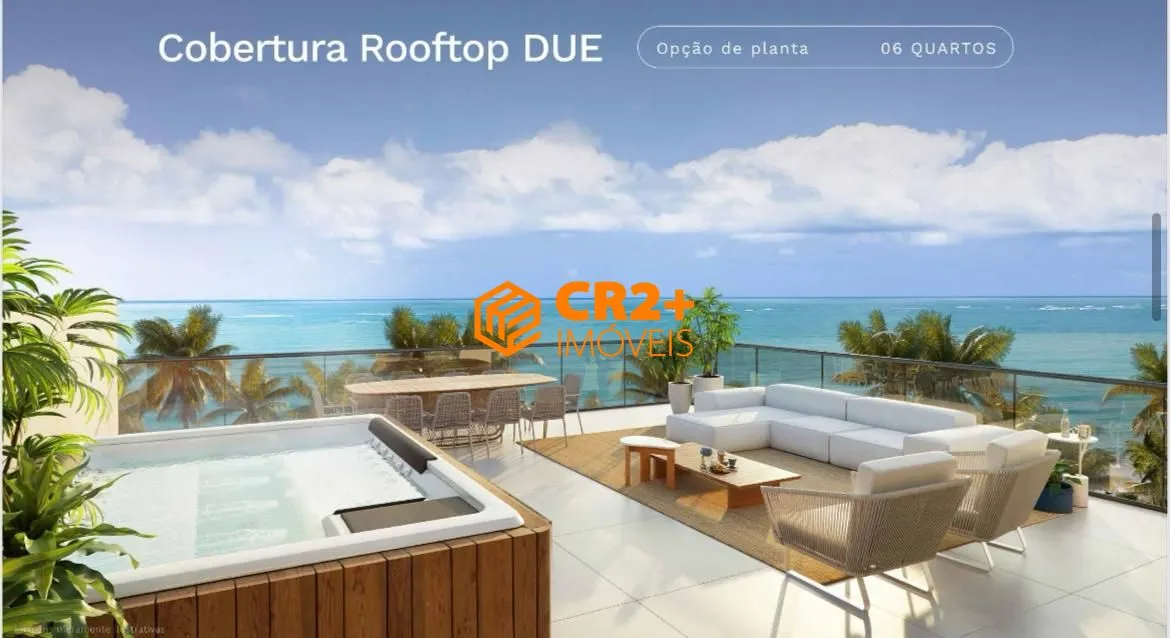 Foto do imóvel ROOFTOP EXCLUSIVO À BEIRA-MAR DA PRAIA DOS CARNEIROS - 218²m em Beira mar, s n - Carneiros, Tamandaré - PE