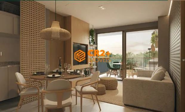 Imagem Vendo Flat 44m² c/ 1 Quarto e um WC Social, em Carneiros.