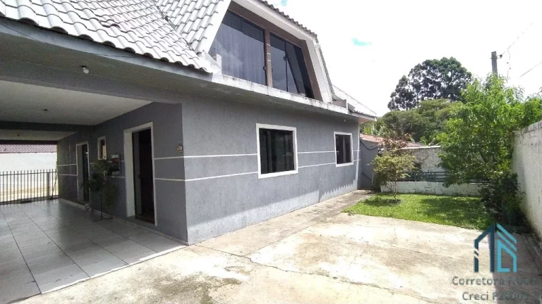Imagem (PERMUTA) Casa a venda, 03 quartos c/suíte, ático, com amplo espaço nos fundos, no Campo Pequeno em Colombo PR