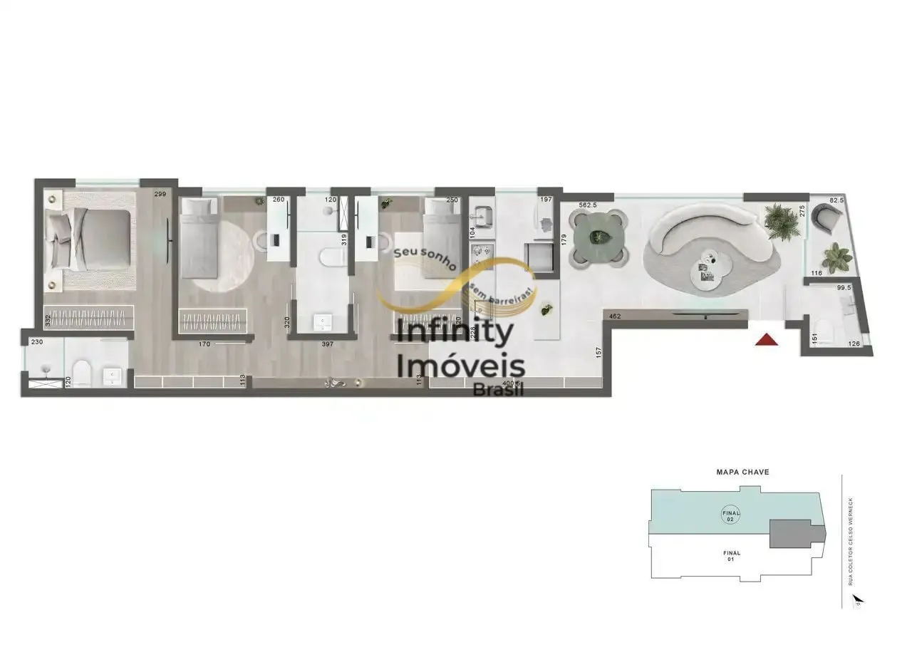 Imagem Ofélia Freitas - Apartamento à venda no bairro Santo Antônio - Belo Horizonte/MG