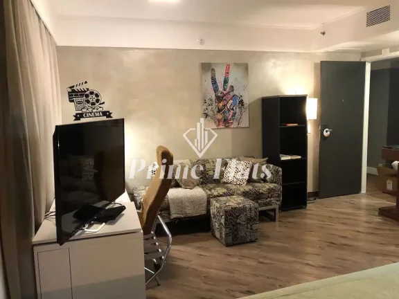 Imagem Flat disponível para locação no Meliá Ibirapuera, com 26m², 1 dormitório e 1 vaga de garagem
