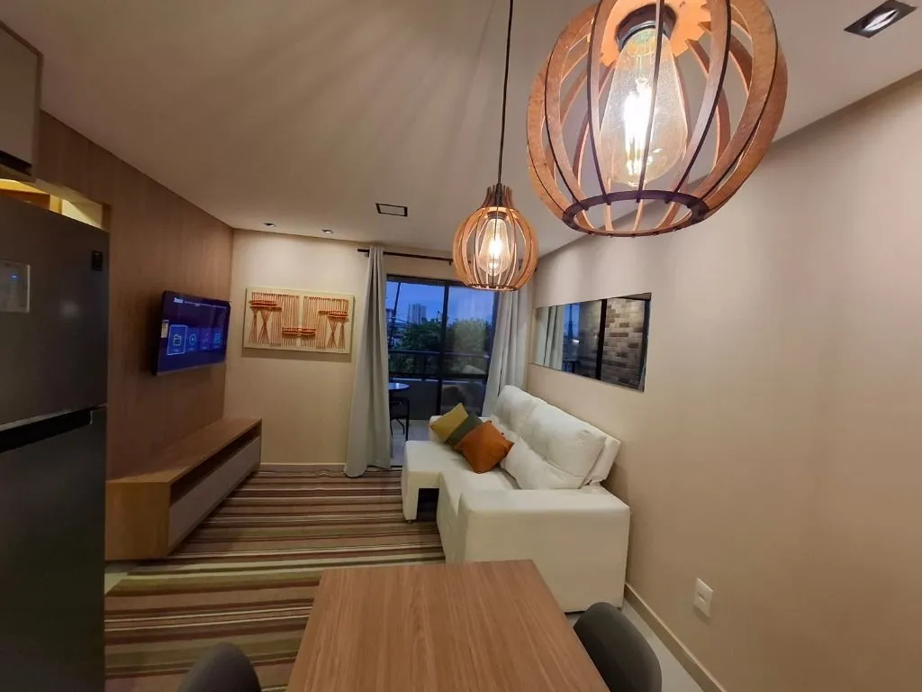 Imagem Pronto para Morar! Apartamento 100% Mobiliado e Climatizado em Intermares