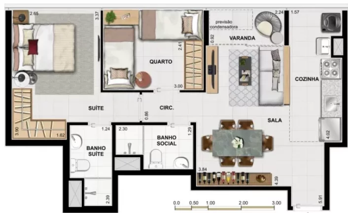 Imagem APARTAMENTO RESIDENCIAL em Rio de Janeiro - RJ, Barra da Tijuca
