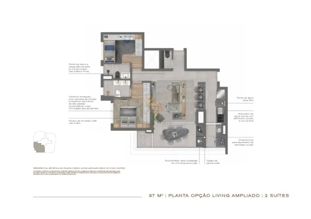 Imagem Led Vila - LED Vila Madalena – Aptos de 87 a 148 m² | 2 ou 3 Suítes | Alto Padrão