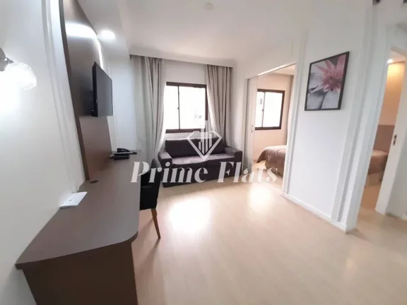 Imagem Flat disponível para locação no The World Hotels, com 30m², 1 dormitório e 1 vaga