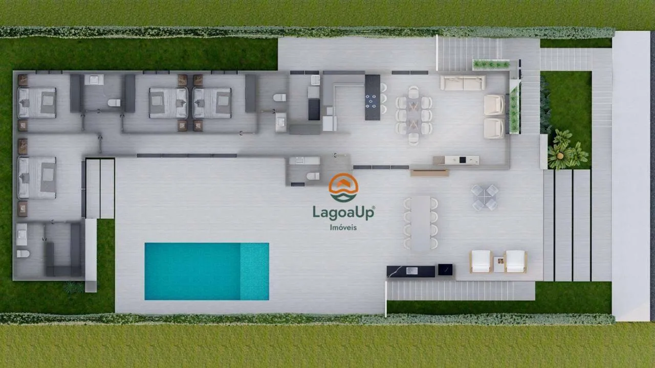 Imagem Casa com 4 dormitórios à venda, 212 m² por R$ 2.300.000,00 - Condomínio Gran Royalle - Lagoa Santa/MG