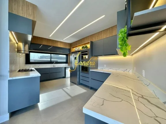 Imagem Sobrado contemporâneo no condomínio Sense mobiliado e decorado