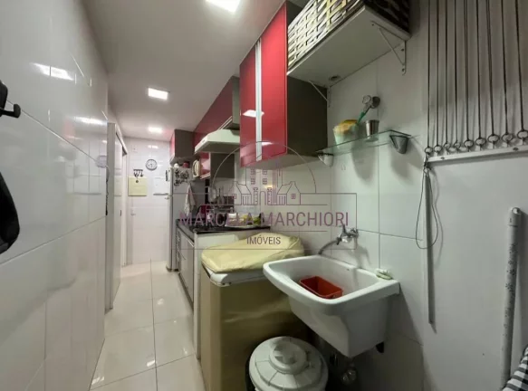 Imagem Apartamento 2 quartos, suíte, armários, sala integrada com varanda, lazer