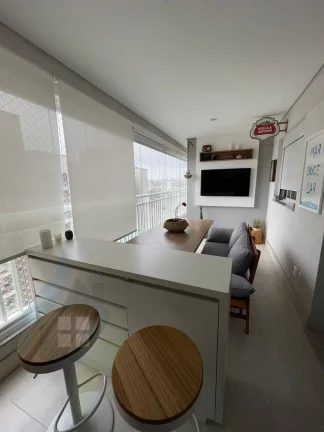 Imagem Apartamento Alto Padrão com 3 dorms, sendo 1 suíte, 2 banheiros, 2 vagas, com 95m² no Centro, em SBC.