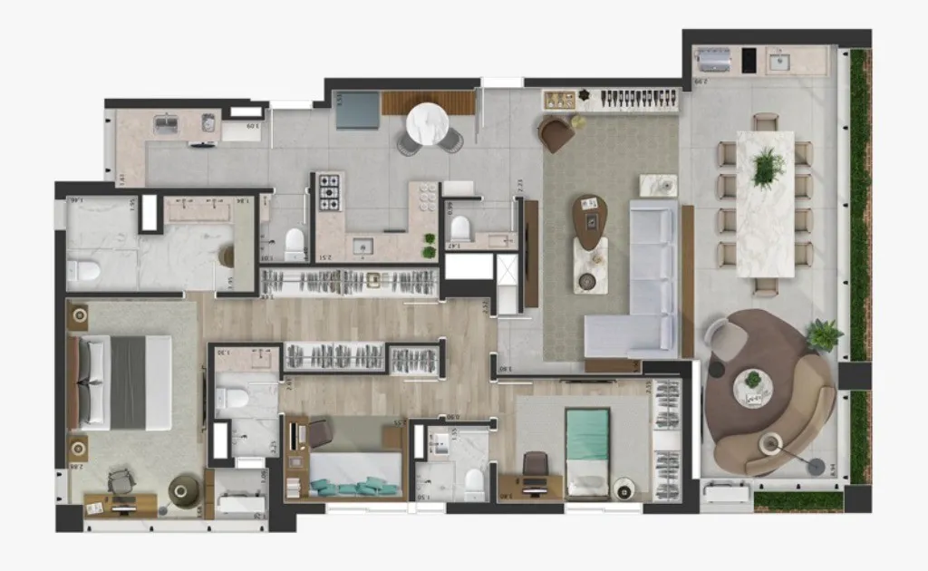 Imagem Apartamento à venda com 3 suítes em Parque da Moóca São Paulo SP, apartment in São Paulo Brazil