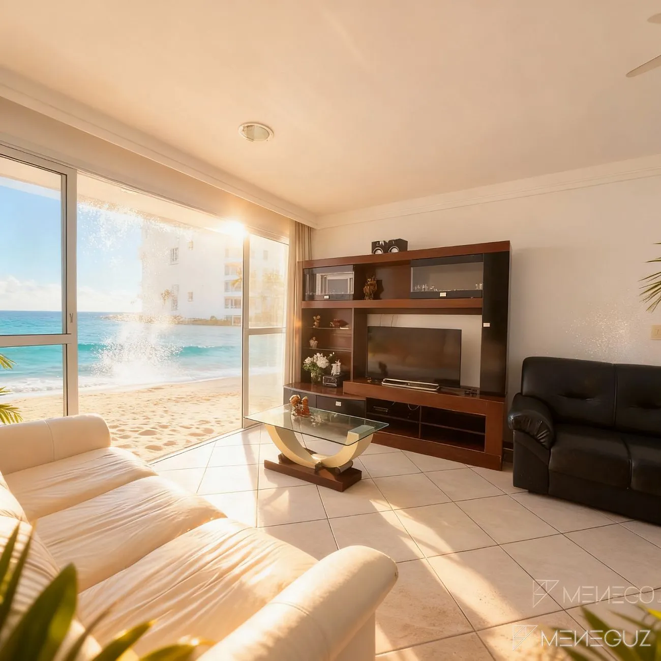 Imagem Apartamento 3 Quartos Mobiliado com Vista Mar na Praia do Morro - Ed. Alibaba