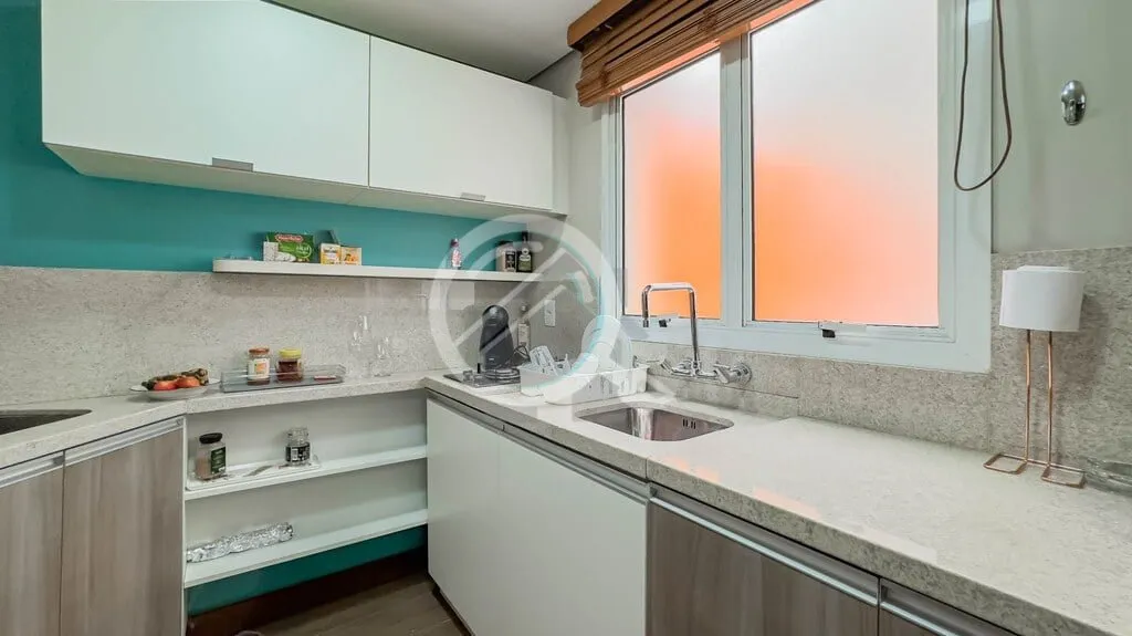 Imagem Excelente apartamento com 2 suítes totalmente mobiliado, inclusive com os eletrodomésticos, 49,62m...