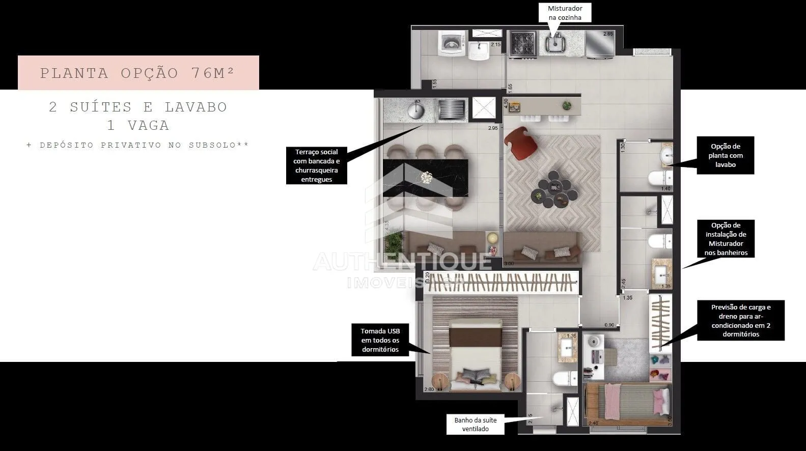 Imagem SKYLINE JOCKEY BUTANTA - Apartamento à venda em São Paulo/SP