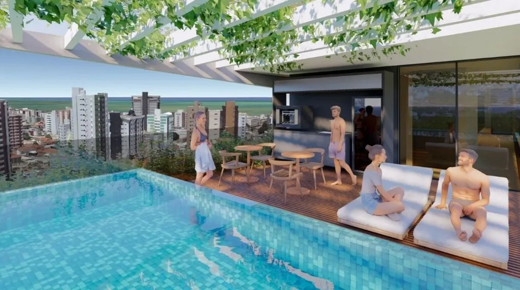 Imagem Flat à venda, 25 m² por R$ 252.943,00 - Manaíra - João Pessoa/PB