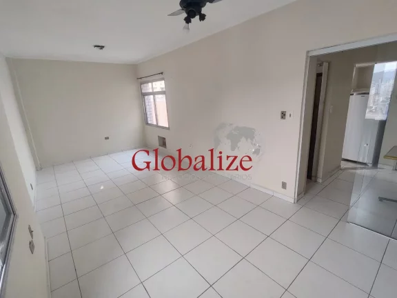 Imagem Sala living muito espaçosa e reformada em andar alto no bairro do José Menino em Santos (SP) por R$.285.000,00 !