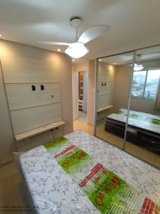 Imagem Apartamento para locação em Lauro de Freitas-BA, Buraquinho: 2 quartos, 1 suite, 2 salas, 1 banheiro, 1 vaga, 63m².