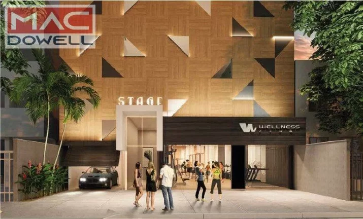 Imagem STAGE - Apartamento 83,87 m² com 2 Quartos (1 Suite) e Varanda