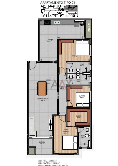 Imagem Apartamentos à venda no Ed. Vista do Lago na SANTA CRUZ em GUARAPUAVA - PR
