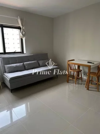 Imagem Flat disponível para locação no The Plazza Residence Flat, com 37m², 1 dormitório e 1 vaga de garagem