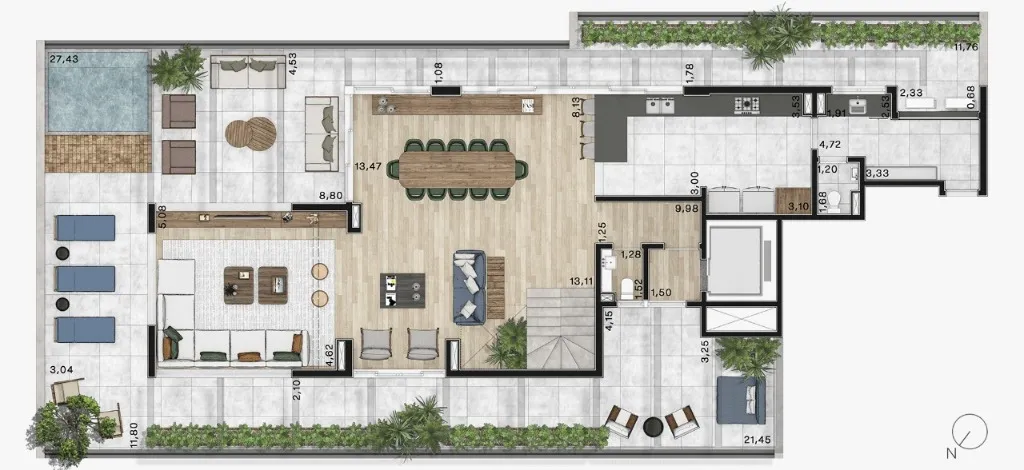 Imagem Cobertura duplex em Pinheiros São Paulo SP, apartamento 3 dormitórios em Pinheiros São Paulo SP, apartamento 3 suítes em Pinheiros Sp, ap 3 quartos SP