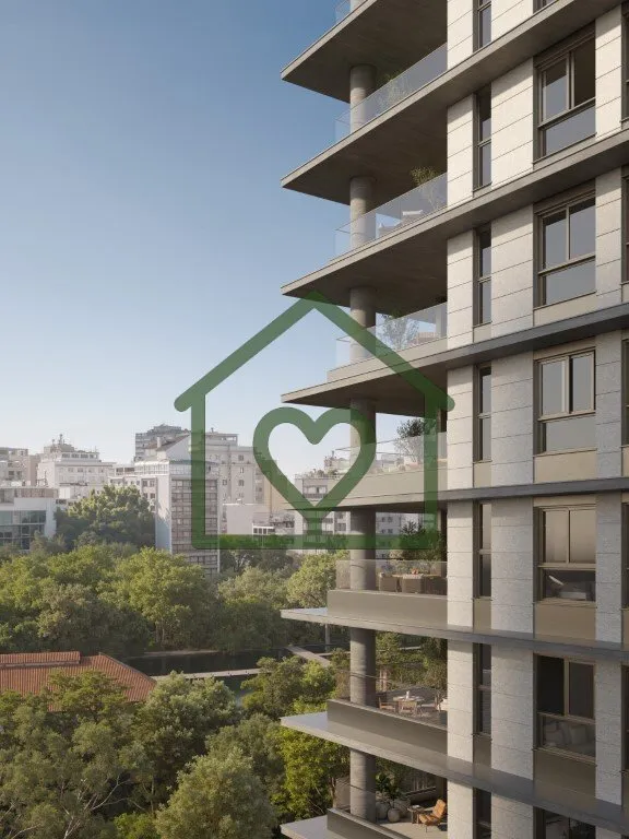 Imagem O Alameda Moinhos nasce sob o verde que compõe a rua que lhe dá acesso e encanta pela sua relaçã...