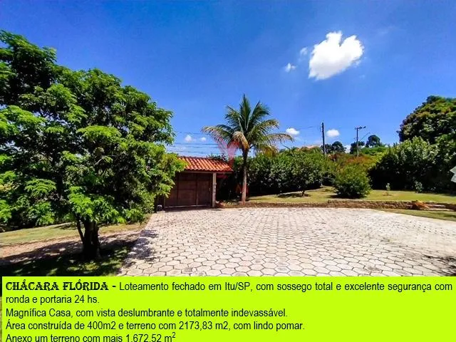Imagem VENDO Magnífica Casa plana em Itu/SP, com piscina , vista deslumbrante e sossego total