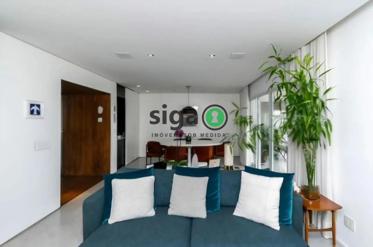 Imagem Apartamento à Venda no Brooklin - 156 m² | 3 Suítes | 3 Vagas | Alto Padrão