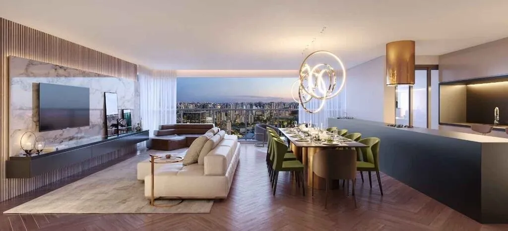 Imagem Os apartamentos são amplos e bem distribuídos, com plantas de 81m², sendo 2 suítes e 1 vaga para...