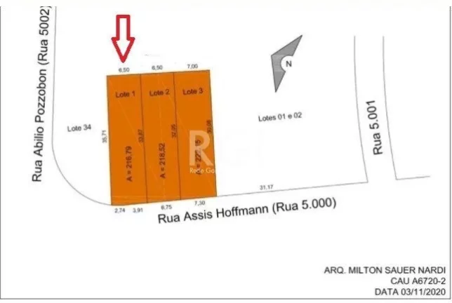 Imagem Terreno/Lote Residencial para venda no bairro Vila Nova em Porto Alegre