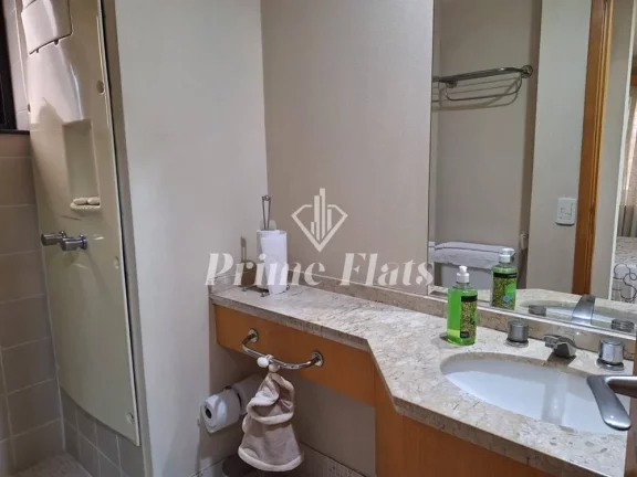 Imagem Flat disponível para locação no Transamerica Executive Jardins, com 50m², 1 dormitórios e 1 vaga
