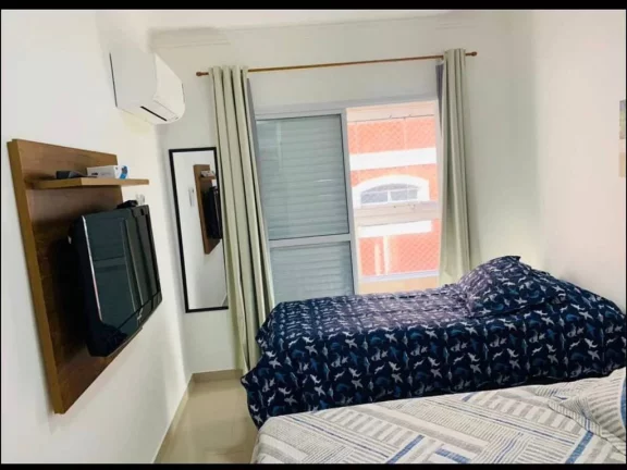 Imagem Apartamento com 1 dorm, campo da aviação, Praia Grande - R$ 480 mil, Cod: 1863