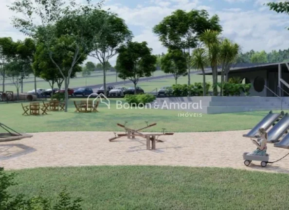 Imagem Excelente terreno de esquina em condominio fechado completo na cidade de Paulínia