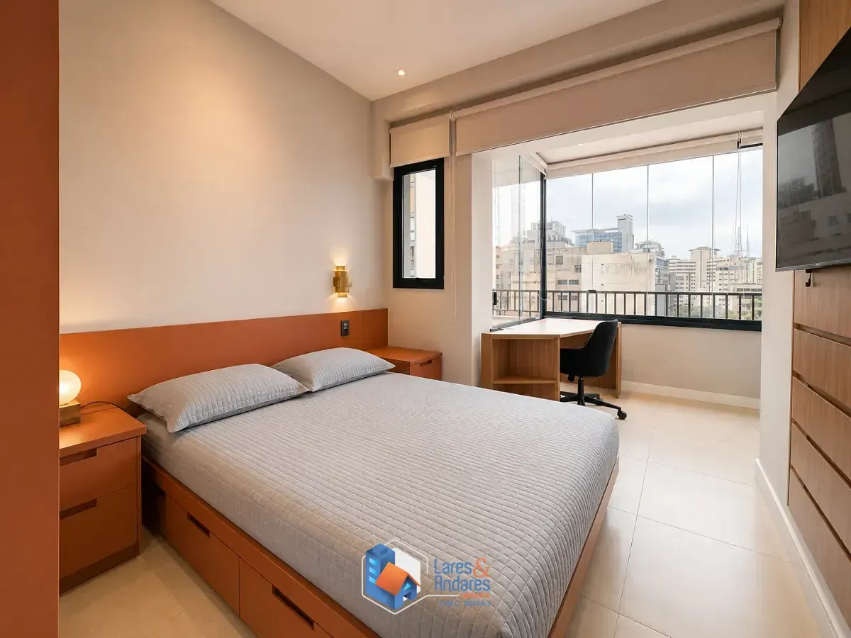 Imagem Apartamento para venda em Consolação com 1 quarto, sendo 1 suíte, 42m²