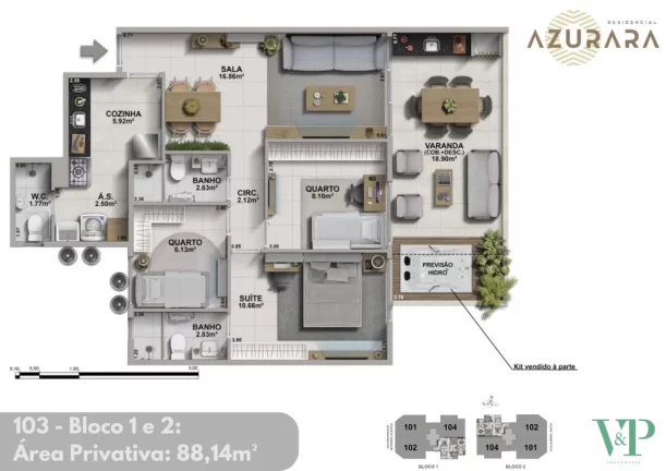 Imagem COBERTURA RESIDENCIAL em Rio de Janeiro - RJ, Recreio dos Bandeirantes