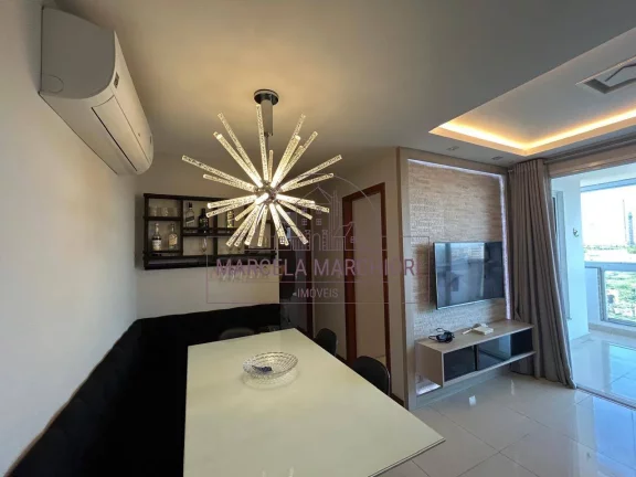 Imagem Ap 2 quartos, suite, varandão, montado e decorado, porteira fechada