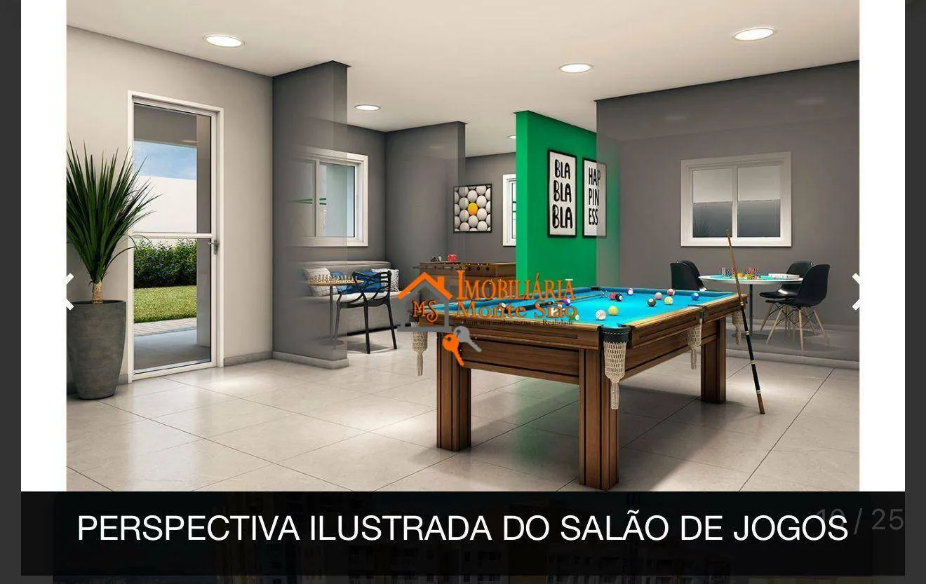 Imagem Apartamento com 2 dormitórios à venda, 44 m² por R$ 420.000,00 - Vila Antonieta - Guarulhos/SP