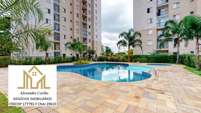 Imagem Vila Livieiro, 2 dormitórios, sacada, 1 vaga - Lazer com Piscina
