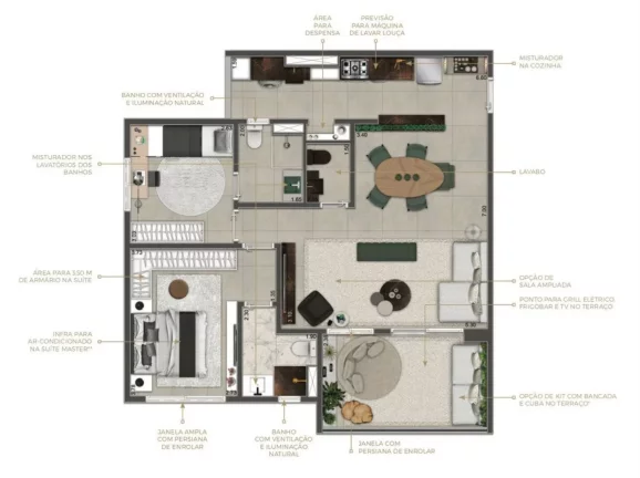 Imagem APARTAMENTO RESIDENCIAL em São Paulo - SP, Santo Amaro