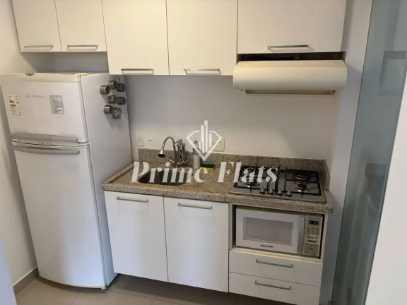 Imagem Flat disponível para locação no Condomínio Edifício Diogo Home Boutique na Vila Nova Conceição, com 48m², 1 dormitório e 1 vaga