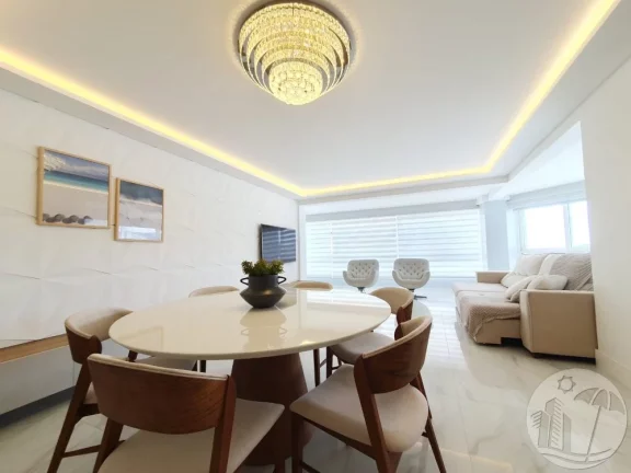 Imagem Apartamento FRENTE MAR Luxo com 4 Suítes e 4 Vagas de Garage