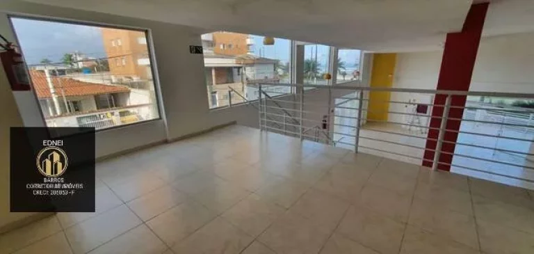 Imagem Salão Comercial - Frente ao Mar - Caiçara - Praia Grande - SP.