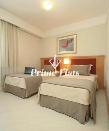 Imagem Flat disponível para venda no Hotel Bienal Suítes, com 28m², 1 dormitório e 1 vaga de garagem