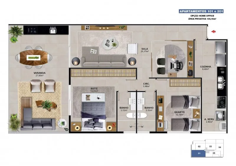 Imagem Apartamento a Venda no bairro Barra da Tijuca - Rio de Janeiro, RJ