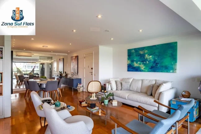 Imagem Apartamento Alto Padrão à Venda Na Vila Nova Conceição Com 3 Suítes e 4 Vagas